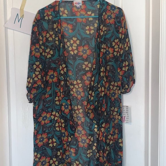 LuLaRoe Other - Floral LuLaRoe Shirley Kimono